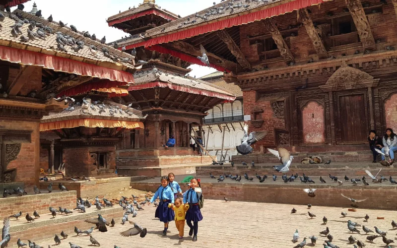 Ankunft in der pulsierenden Hauptstadt Kathmandu
