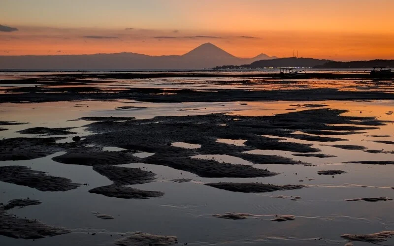 Von den Bergen Lomboks auf die Insel Gili Air