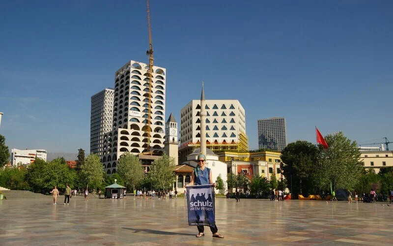 Abreise von Tirana