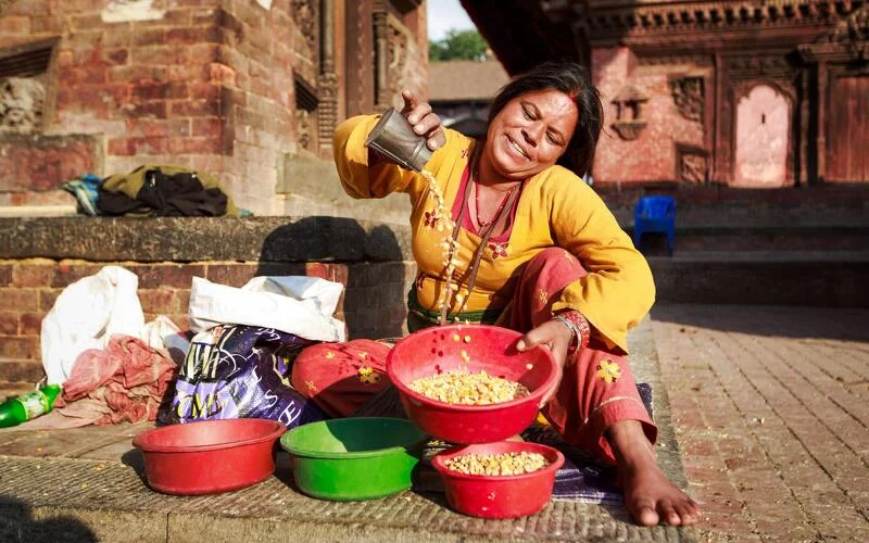 Ankunft in der pulsierenden Hauptstadt Kathmandu