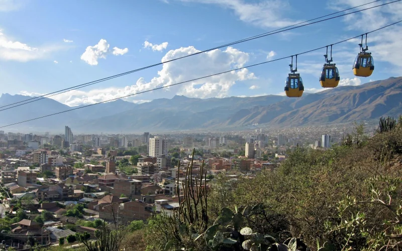 Flug nach La Paz und Stadtrundgang mit Seilbahnfahrt und Hexenmarkt