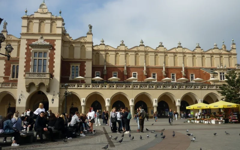 Anreise nach Krakau, Stadrundgang