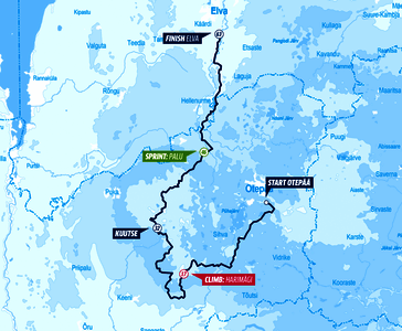 Karte: Tartu Skimarathon 