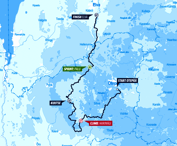 Karte: Tartu Skimarathon