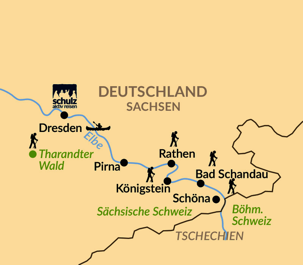 Karte: Wandersonntag: Aktiv auf den schönsten Pfaden der Region