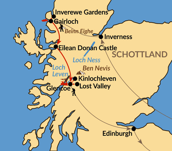 Karte: Highlands – Schottlands wilde Seele