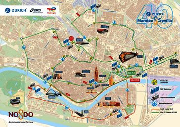 Karte: Sevilla Marathon